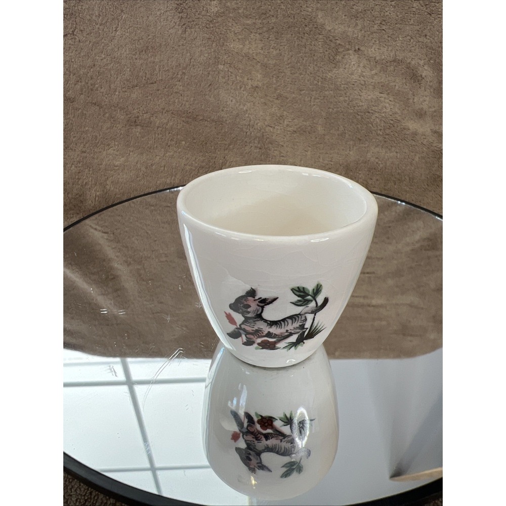 Arklow Ireland‎ Kids Place Setting 1 Piece  EGG CUP Ceramic Mary Had Little Lamb